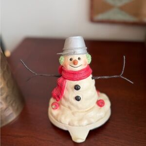 Hallmark Mitford Snowman Stocking Holder